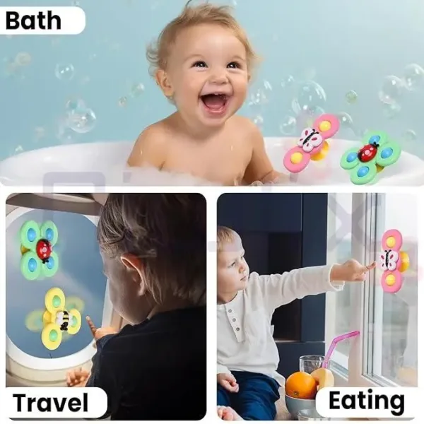 Spinning Sensory Toy for Toddler - 3 Pcs Set - Image 3