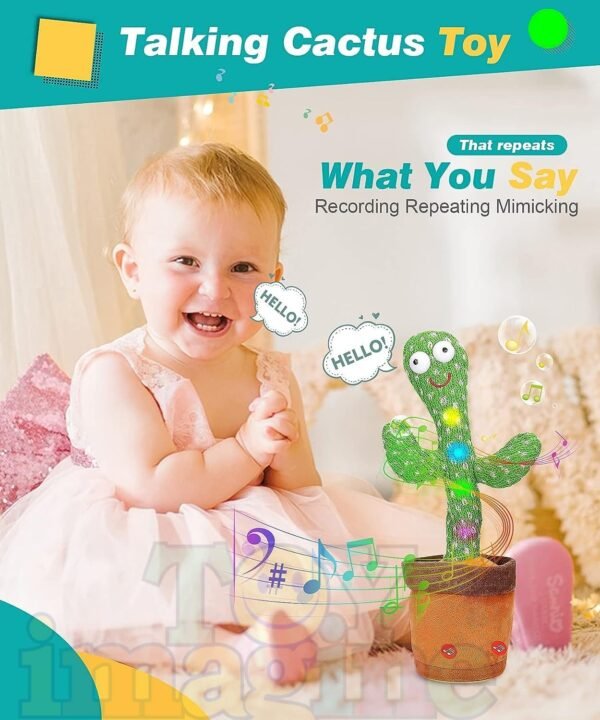 LED Musical Dancing & Mimicry Cactus Toy - Image 4